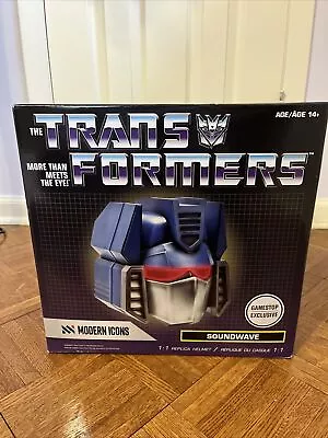 Hasbro Modern Icons Gamestop Exclusive Transformers SOUNDWAVE 1:1 Helmet New • $35