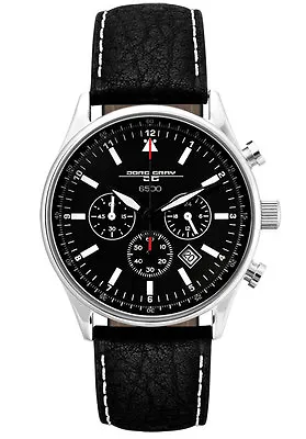 Jorg Gray JG6500 President Obama Edition Chronograph W Black Leather Strap • £272.39