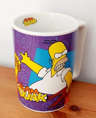 £11.99 • Buy The Simpsons Extra Large Square Handled Mug 2002 Kinnerton Homer  Slam Dunk 