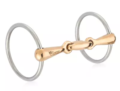 Mikmar Cupreon Loose Ring Snaffle With Ergöm Lozenge Mouthpiece | Horse Bits • $74.95