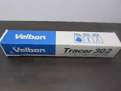 Velbon Tracer 302 Lightweight 3-Section DPK Leg Tripod Black In Original Box • £4.99