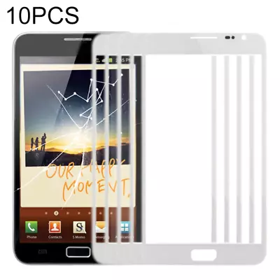 For Samsung Galaxy Note N7000 / I9220 10pcs Front Screen Outer Glass Lens (White • $17.61