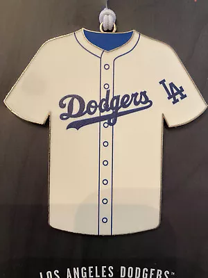 New MLB Baseball LOS ANGELES DODGERS JERSEY Metal Ornament Hallmark NWT • $10.99