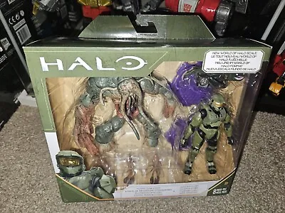 Jazwares World Of Halo Flood Tank Form & Master Chief 4  Figures 2 Pack  • $19.95