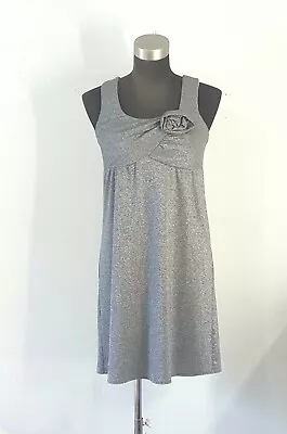 $13.55 • Buy VaVa By Joy Han Gray Silver Metallic Mini Dress Size Small 