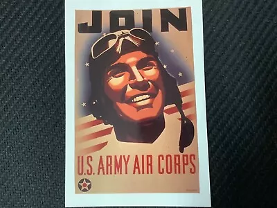 Join U.S. Army Air Corps Postcard • $1