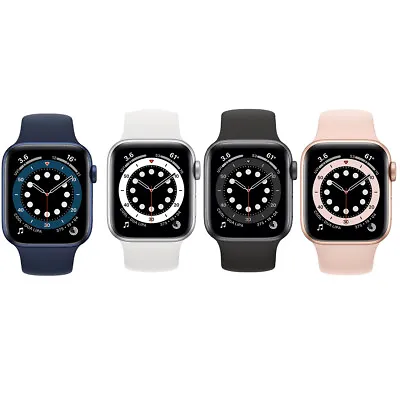 $194.99 • Buy Apple Watch Series 6 (GPS + Cellular, 44mm) - Aluminum Case - Very Good