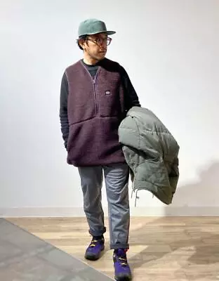 Wool Fleece Vest M Purple Snow Peak Japan Limited • $198.90