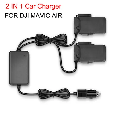 $55.21 • Buy 2 IN1 Battery Power Car Charger Adapter Outdoor Charging For DJI Mavic Air Drone