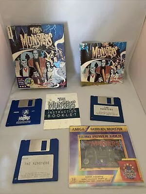 3x The Munsters Amiga Game -used- See Below For More Info -ONE DISK DAMAGED!!!! • $65