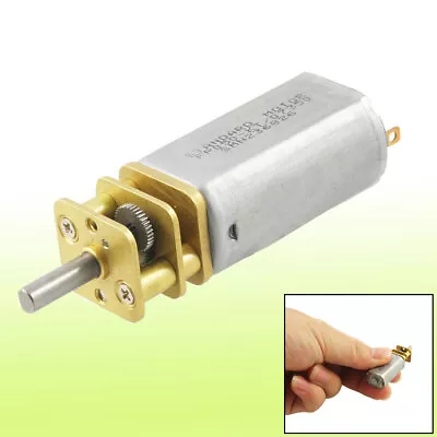 10RPM 6V 60mA 3mm Shaft Mini DC Geared Gear Box Motor For DIY • $12.83