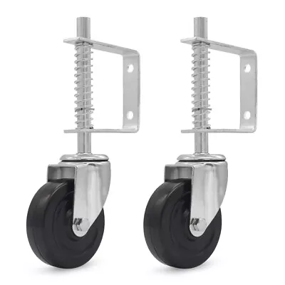 £12 • Buy Gate Wheel Spring Loaded Garden Galvanised Heavy Duty Sliding Caster For Gate