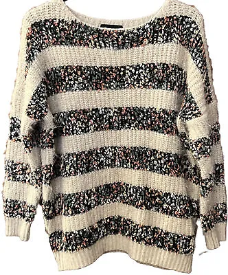 La Fee Verte Anthropologie Cream Confetti Sweater Womens Size Medium • $20.99