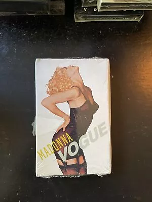 Sealed Madonna Vogue Cassette Single 1990 Wrap Tear • $15.99