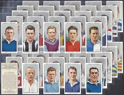 Ogdens-full Set- Football Club Captains (50 Cards) Dixie Dean - Excellent+++ • £69.99