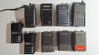 Vintage Lot Of Motorola Bk Rca Ge Portable Radios / Movie Props Used Parts Only • $89.95