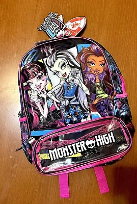 MONSTER HIGH • Backpack / School Supplies • Brand New 16  Bookbag • $29.95