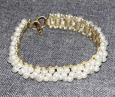 Vintage Pearl Bracelet With Clasp Closure 7  • $7.50