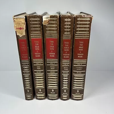 Thru The Bible With J. Vernon McGee 1-5 Volume Set - Through Radio Nelson 1981 • $64.95