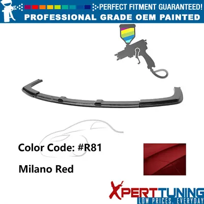 Fits Civic 06-11 Mugen RR Front Bumper Lip ABS #R81 Milano Red • $299.99