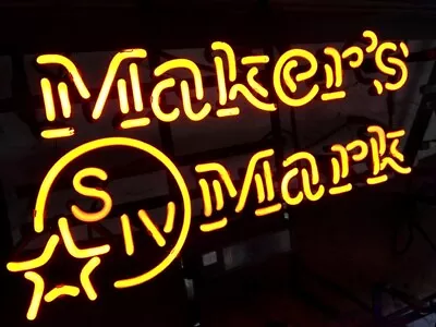 Maker's Mark 20 X16  Neon Sign Lamp Bar With Dimmer • $174.99