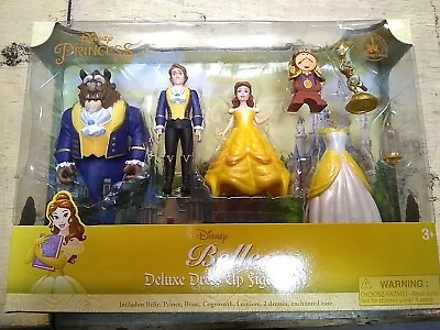 $21.99 • Buy Disney Belle Deluxe Dress Up Figure Set NEW