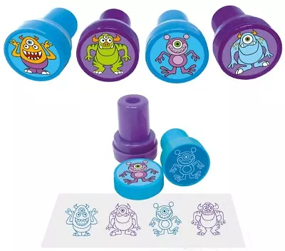 6 Monster Ink Stamps - Pinata Toy Loot/Party Bag Fillers Childrens/Kids • $6.83