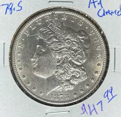 1878-s Morgan Silver Dollar ~ Au  Cleaned  ~nice Coin~ • $47.99