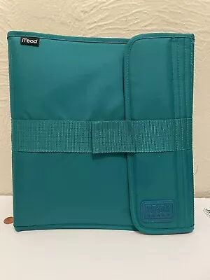 Vintage 1990's Mead Five Star 3 Ring Binder In Teal Green Color Tone • $27.99