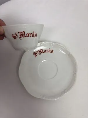 Antique Century T&V LIMOGES France Tea Cup And Saucer St Mark's  • $19.99
