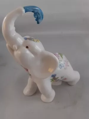 Aynsley Wild Tudor Elephant Fan Fine Bone China 1st Quality Vintage British • £32.99