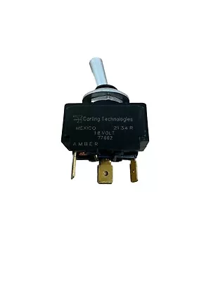 Carling Technologies 3-Pole 18V ON/OFF Lighted Toggle Switch 2134 R • $10.95