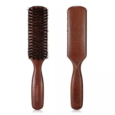 Hair Brush For Men 100% Boar Bristle Hair Brush For Thin Fine Normal Hair Beard • $14.47