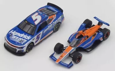 2024 KYLE LARSON #5 HendrickCars.com  1100  1:64 Nascar / 1:64 IndyCar 2 Car Set • $29.99