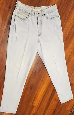 Z. Cavaricci Blue White Wash Jeans Men's 34 (32x34) Relaxed Fit Made In USA VTG • $44.77