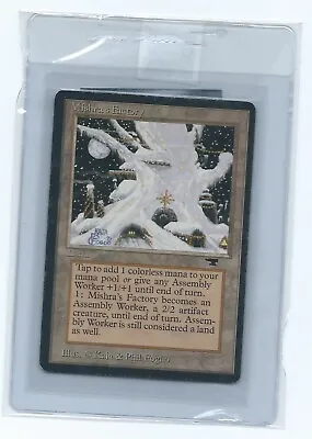 Magic MTG Antiquities Mishra's Factory Winter Authenticated Www_MoxBeta_com • $372.93