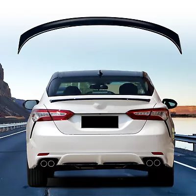 For 2018-2019 Toyota Camry Sport Wing  Trunk Lid Rear Spoiler Lip Gloss Black • $75.99