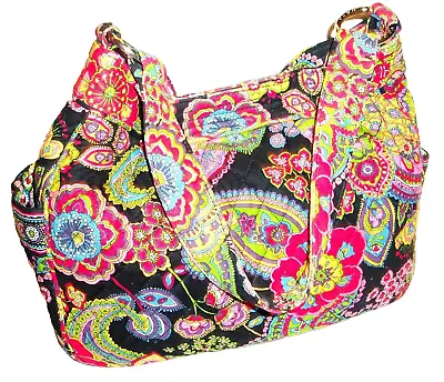 Vera Bradley 100% Cotton Quilted Symphony In Hue Pattern Shoulder Bag / Purse • $17.60