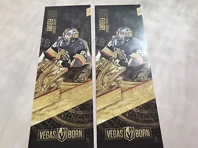 Marc-Andre Fleury #29 Vegas Golden Knights 2 Bookmarks VGK NHL BookMark RARE/NEW • $4.88