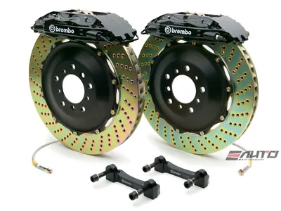 BREMBO Front GT Big Brake B Caliper Black 355x32 Drill Disc R32 R33 Skyline GT-R • $3995