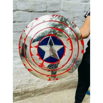 24  Captain America Shield Medieval Prop Replica ~Marvel Avengers Shield  • $116.57