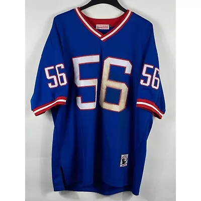 Vintage Mitchell & Ness Lawrence Taylor #56 New York Giants Jersey Blue 54 D256 • $40