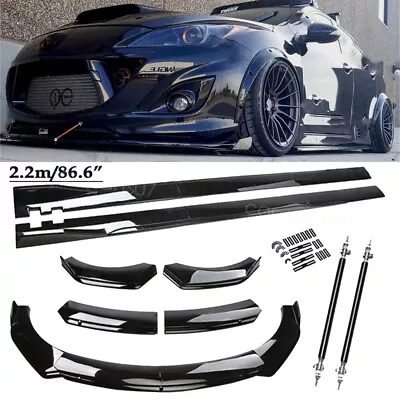 For Mazda 3 Speed 3 Front Bumper Lip Splitter Spoiler Chin Body Kit + Strut Rods • $189.99