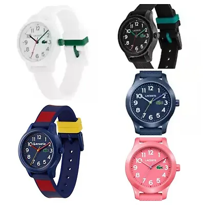 Lacoste Kid's Unisex Watch (Black Blue Pink White Or Red/blue) • £30