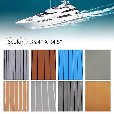 EVA Foam Mat Boat Marine Yacht Deluxe Flooring Faux Teak Decking Sheet Pad 6 Mm • $50