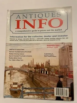 Antiques Info - March/april 2001 - Price Guide To Ceramics - Match Box Series • $8.07