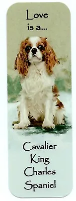 £2.50 • Buy Cavalier King Charles Spaniel Sitting Dog Bookmark Image Both Sides Great Gift