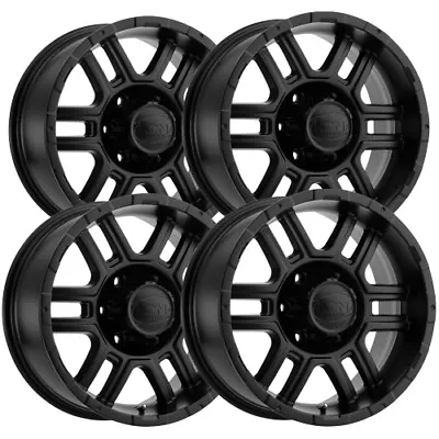 (Set Of 4) Ion 179 17x8 6x135 +10mm Matte Black Wheels Rims 17  Inch • $575.96