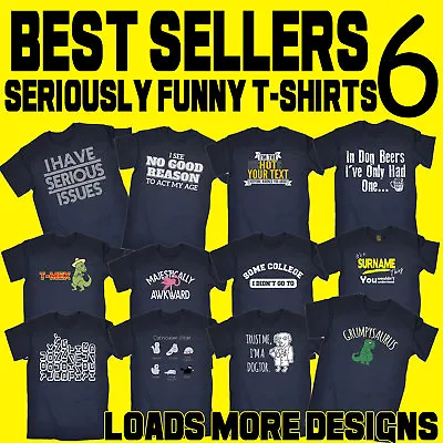 Funny Mens NAVY T-Shirts Novelty T Shirts Joke T-shirt Christmas Gift Gifts 6 • £14.95