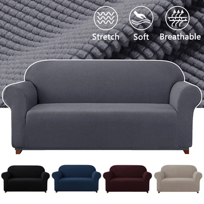 $20.69 • Buy Super Soft Stretch Sofa Cover Couch Lounge Protector Slipcovers 1/2/3/4 Seater